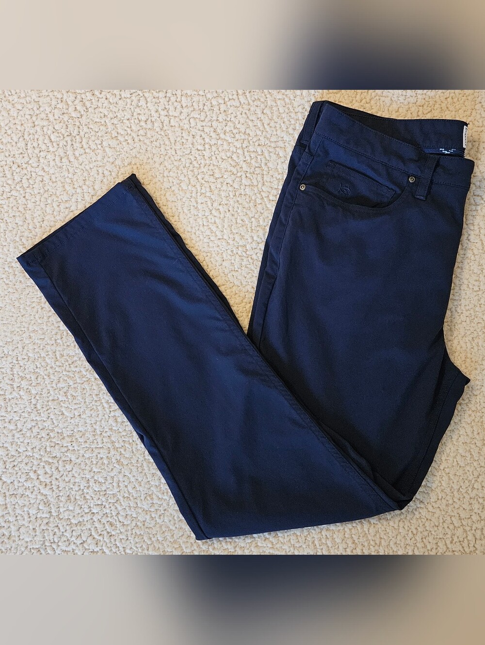 Southern Tide Navy Blue Straight Leg Pants